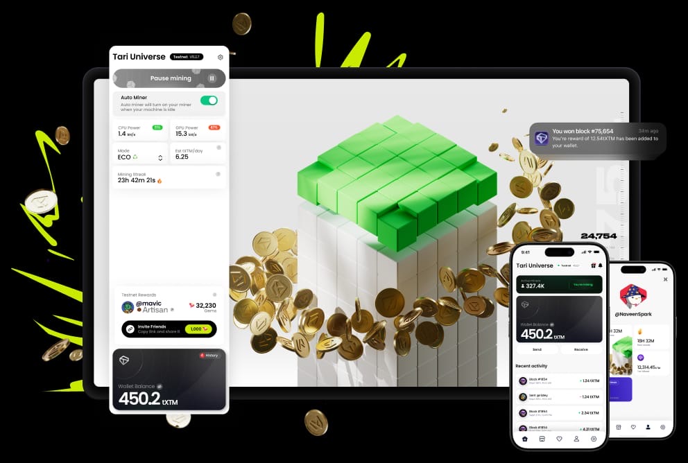 Tari universe mining