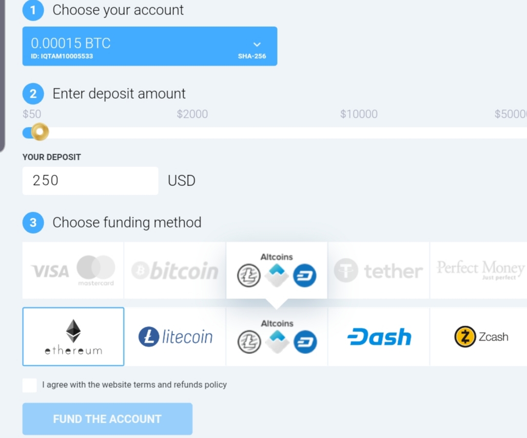 Payment methods