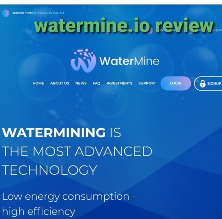 watermine crypto price