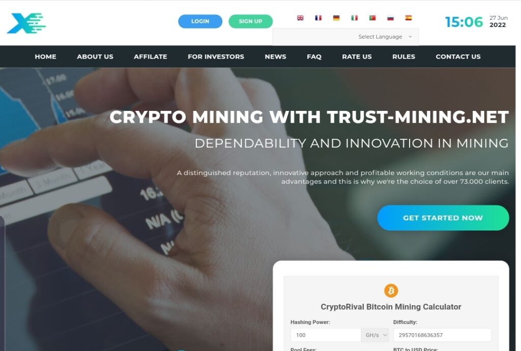 trust mining crypto