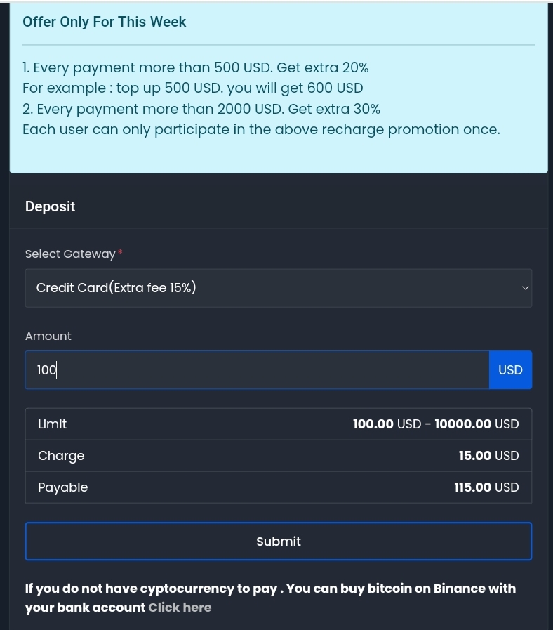 CoinGPT payment methods